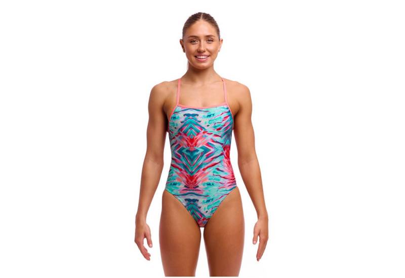 Funkita Badeanzug Ripple Reflect Schwimmanzug blickdicht und hoher Beinausschnitt von Funkita