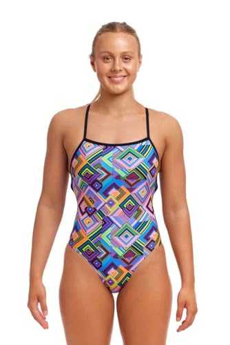 Funkita Boxanne Badeanzug für Damen chlorresistent schnelltrocknend, Größe:42 von Funkita