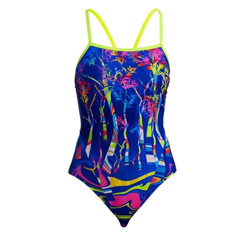 Funkita Dammed Badeanzug Mädchen chlorbeständig und schnelltrocknend, Kinder Größen:140 von Funkita