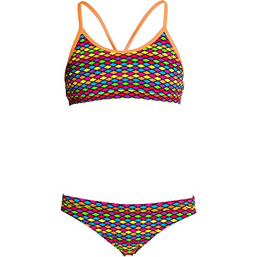 Funkita Mädchen Bikini Colour Cubes, Kinder Größen:152 von Funkita
