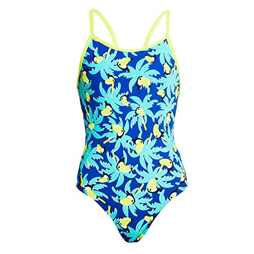 Funkita Mädchen ECO Diamond Back One Piece Bird Brain Badeanzug (AUS8 / 140) von Funkita