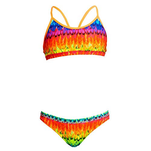 Funkita Mädchen Racerback Two Piece Wing It Bikini (AUS 10/152) von Funkita