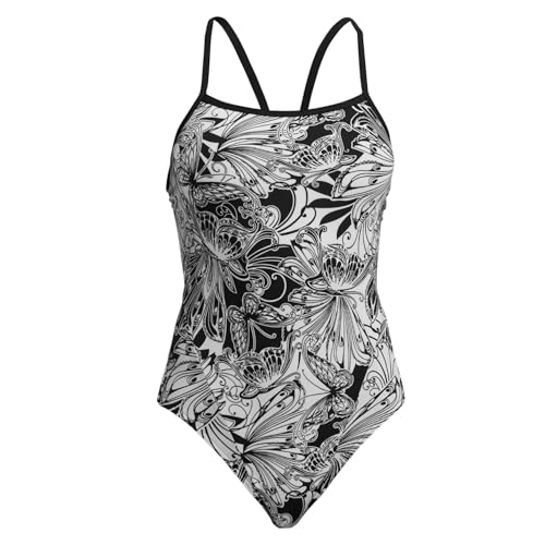 Funkita Pan´s Picture Badeanzug für Damen chlorbeständig und schnelltrocknend, Größe:34 von Funkita