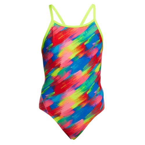 Funkita Stroked Badeanzug Mädchen | Kinder chlorresistent schnelltrocknend, Kinder Größen:164 von Funkita