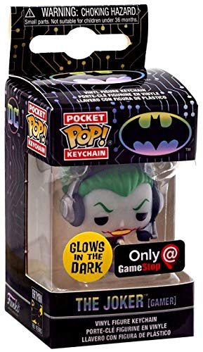 Funko Pocket Pop! Keychain: The Joker (Gamer) Glows in The Dark Exclusive von Funko