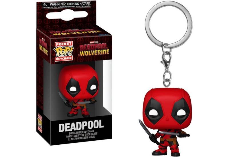 Funko Schlüsselanhänger Deadpool Wolverine - Deadpool Pocket POP! Keychain von Funko