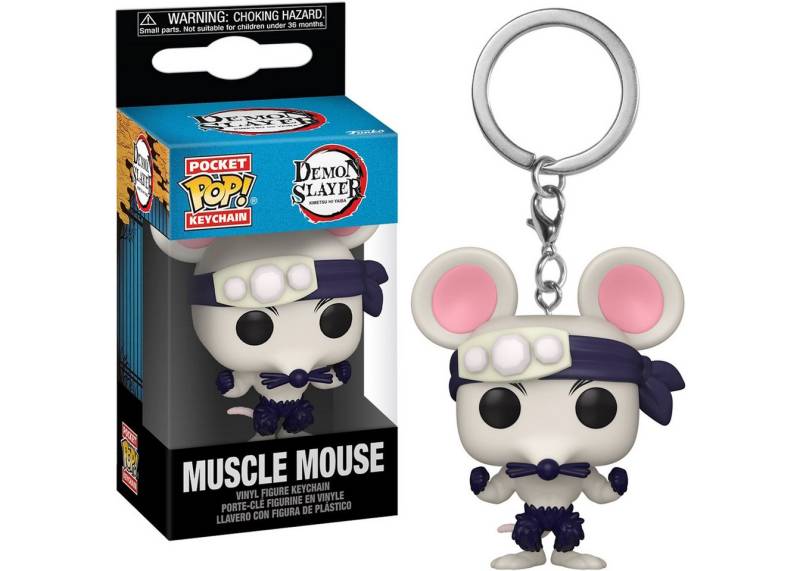 Funko Schlüsselanhänger Demon - Muscle Mouse Pocket POP! Keychain von Funko