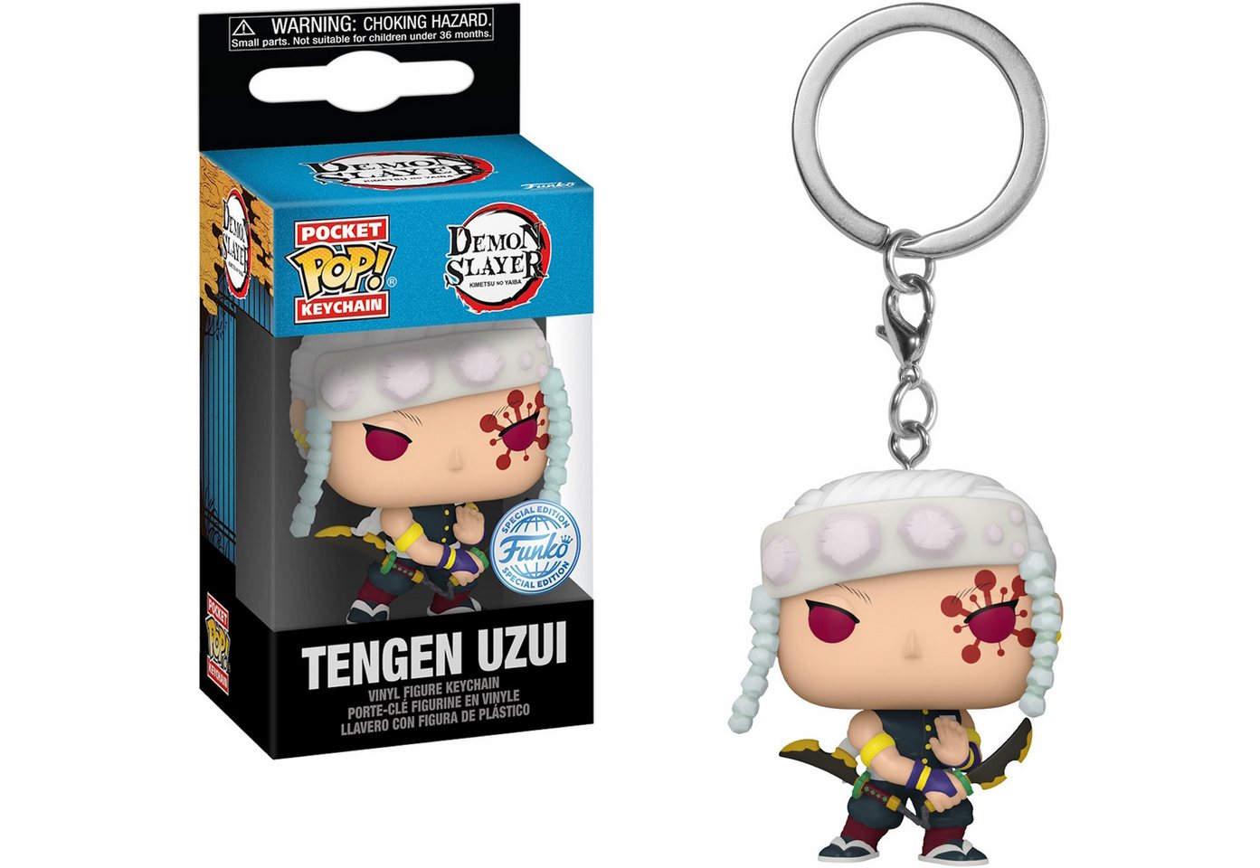 Funko Schlüsselanhänger Demon - Tengen Uzui Pocket POP! Keychain von Funko