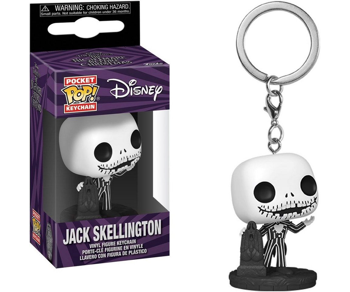 Funko Schlüsselanhänger Disney - Jack Skellington Pocket POP! Keychain von Funko