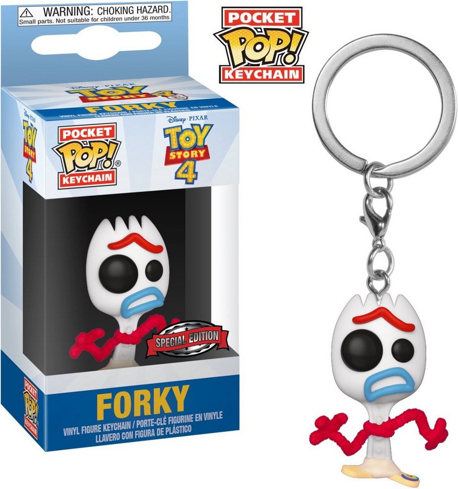 Funko Schlüsselanhänger Disney Pixar Toy Story 4 - Forky SP Pocket Pop! von Funko
