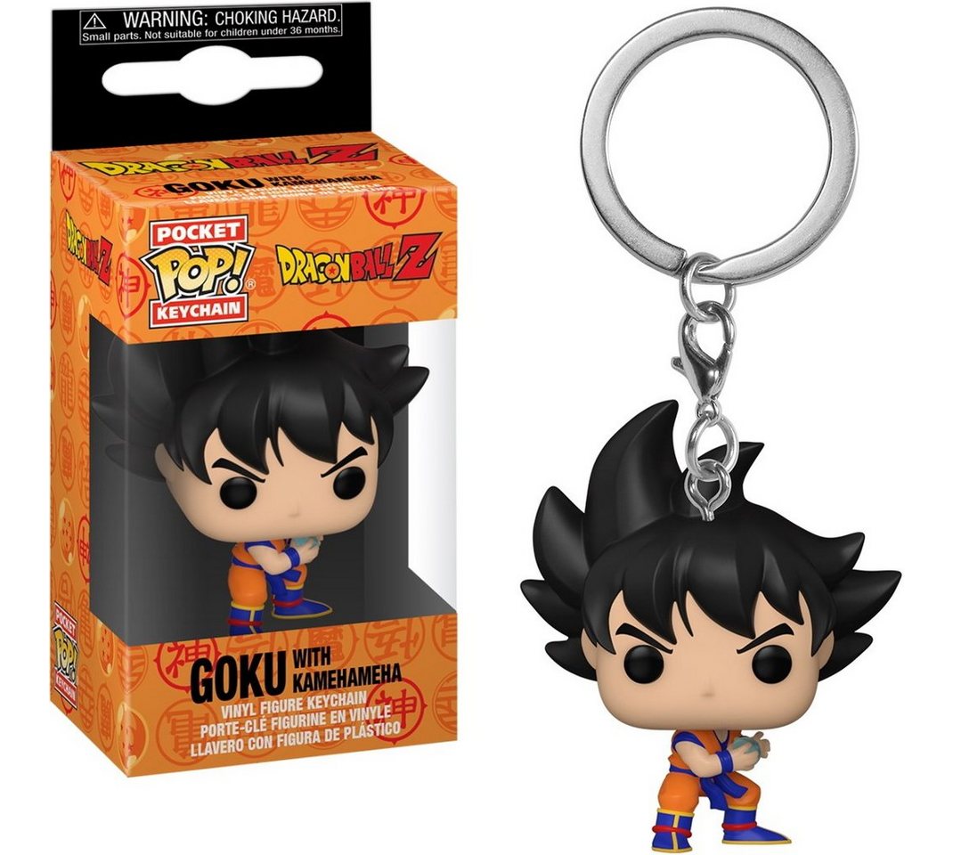 Funko Schlüsselanhänger Dragon Ball Z - Goku with Kamehameha Pocket Pop! von Funko