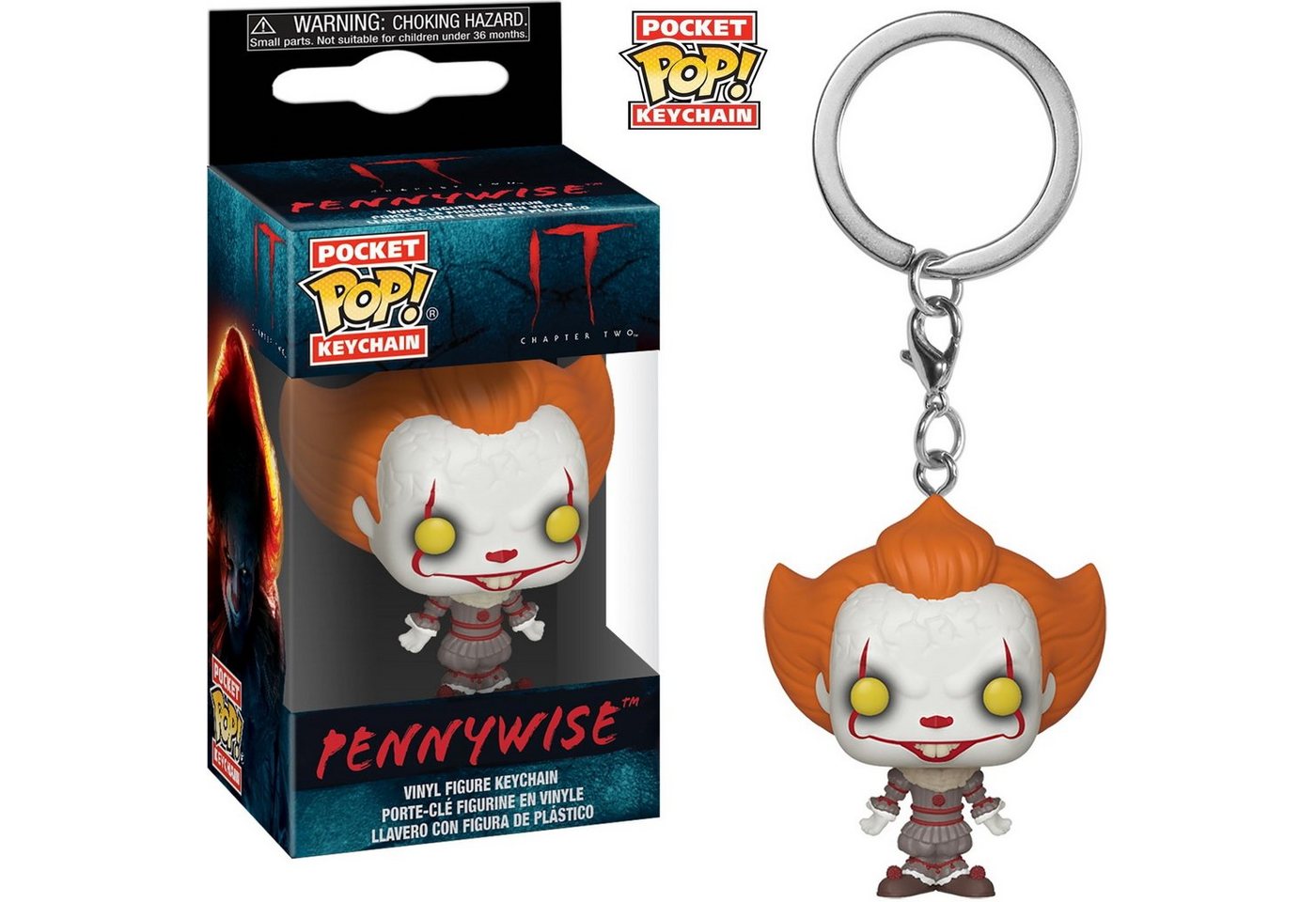 Funko Schlüsselanhänger Es Kapitel IT Chapter Two 2 Pennywise Pocket Pop! von Funko