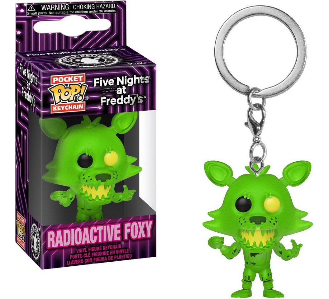 Funko Schlüsselanhänger Five Nights at Freddy's - Radioactive Foxy Pocket von Funko