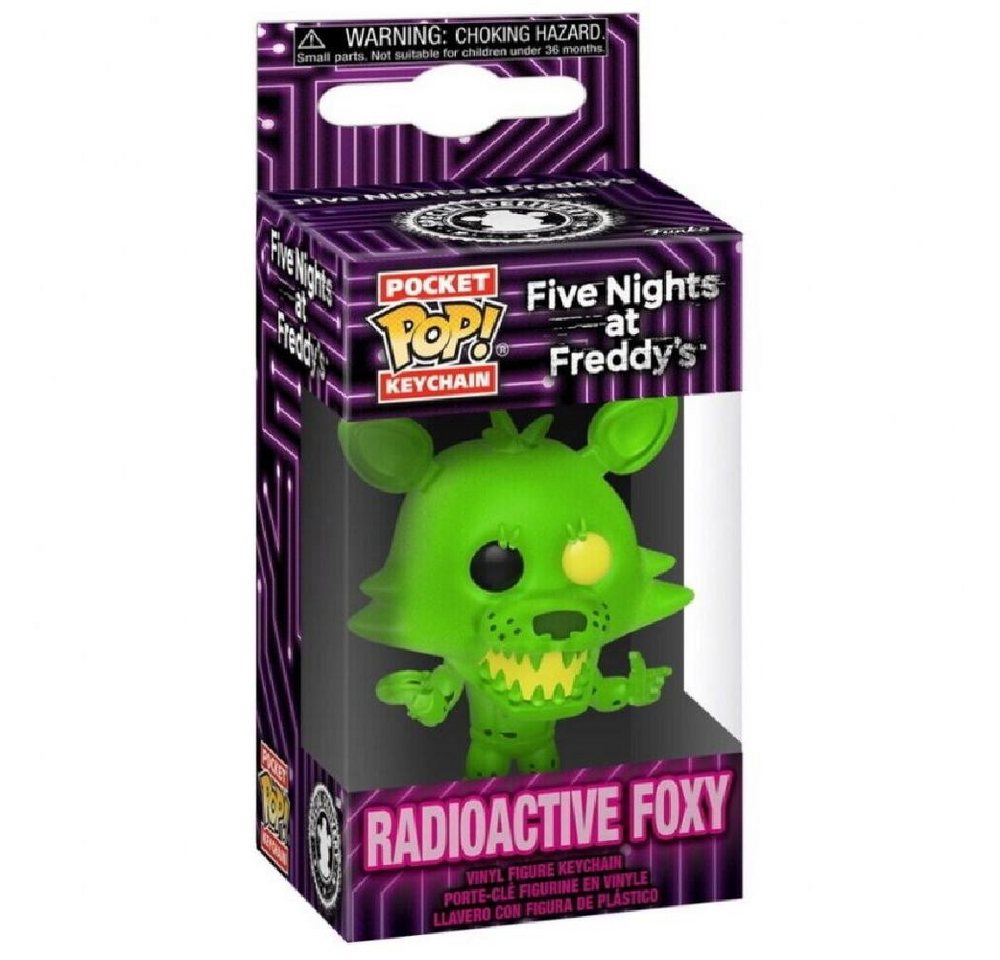 Funko Schlüsselanhänger Five Nights at Freddys Radioactive Foxy - Pocket POP - Keychain Funko Schlüsselanhänger Five Nights at Freddys Radioactive Foxy - Pocket POP - Keychain von Funko