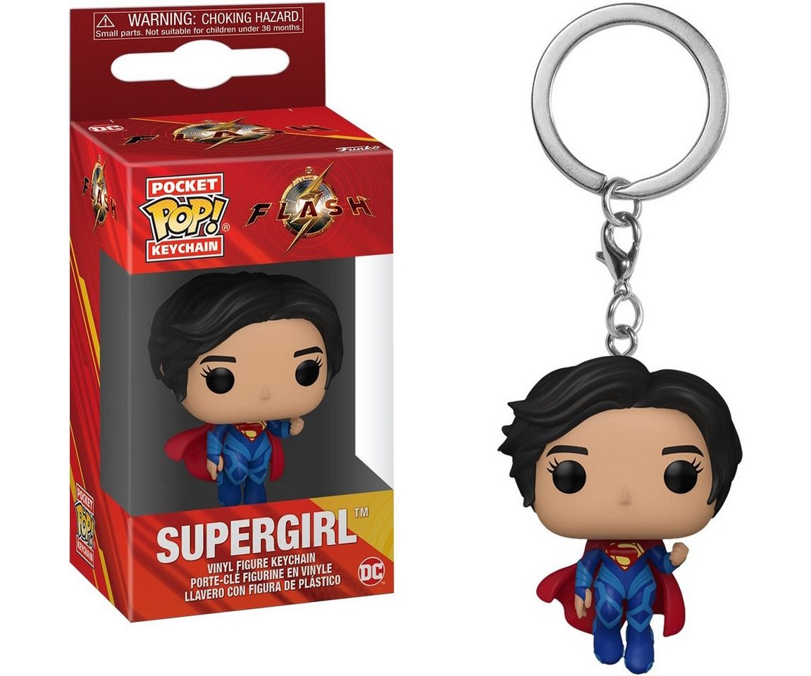 Funko Schlüsselanhänger Flash - Supergirl Pocket POP! Keychain von Funko