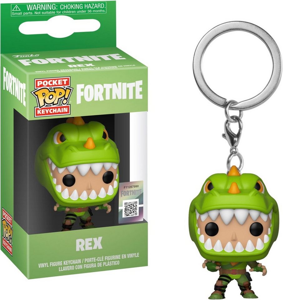 Funko Schlüsselanhänger Fortnite - Rex Pocket Pop! von Funko