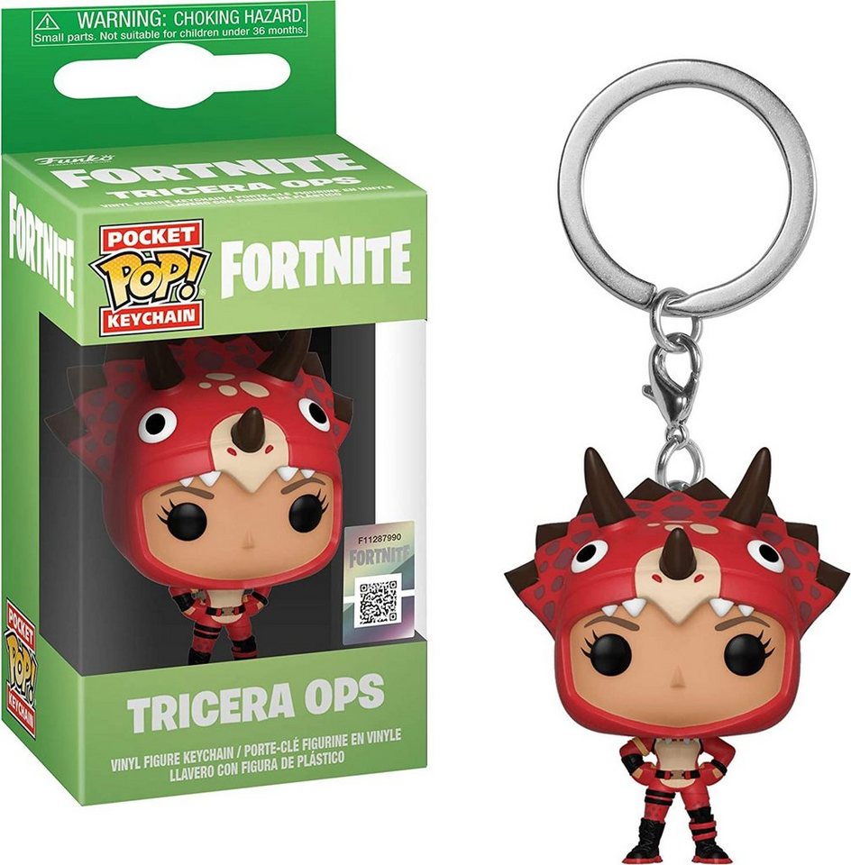 Funko Schlüsselanhänger Fortnite - Tricera Ops Pocket Pop! von Funko