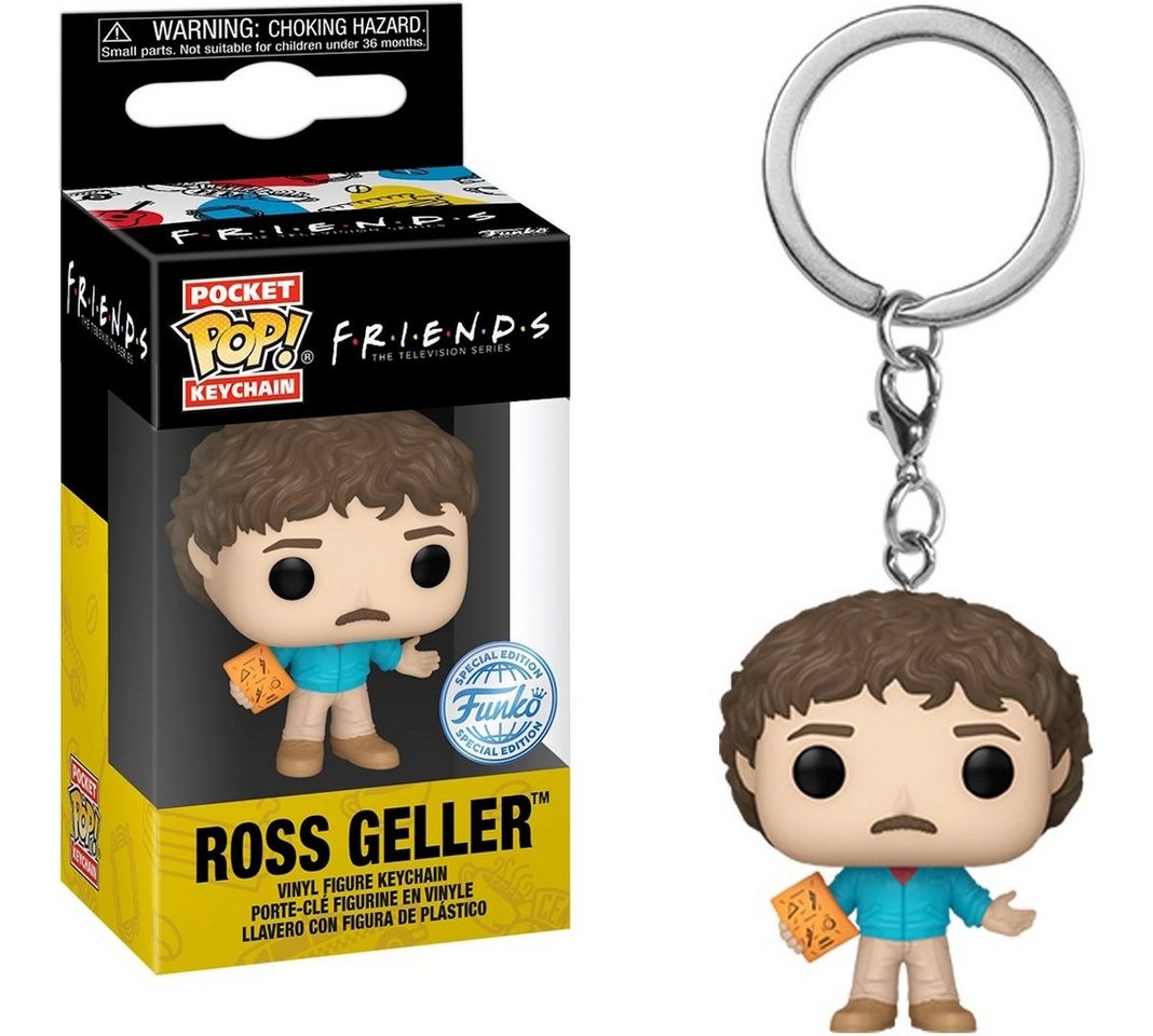 Funko Schlüsselanhänger Friends - Ross Geller SP Pocket POP! Keychain von Funko