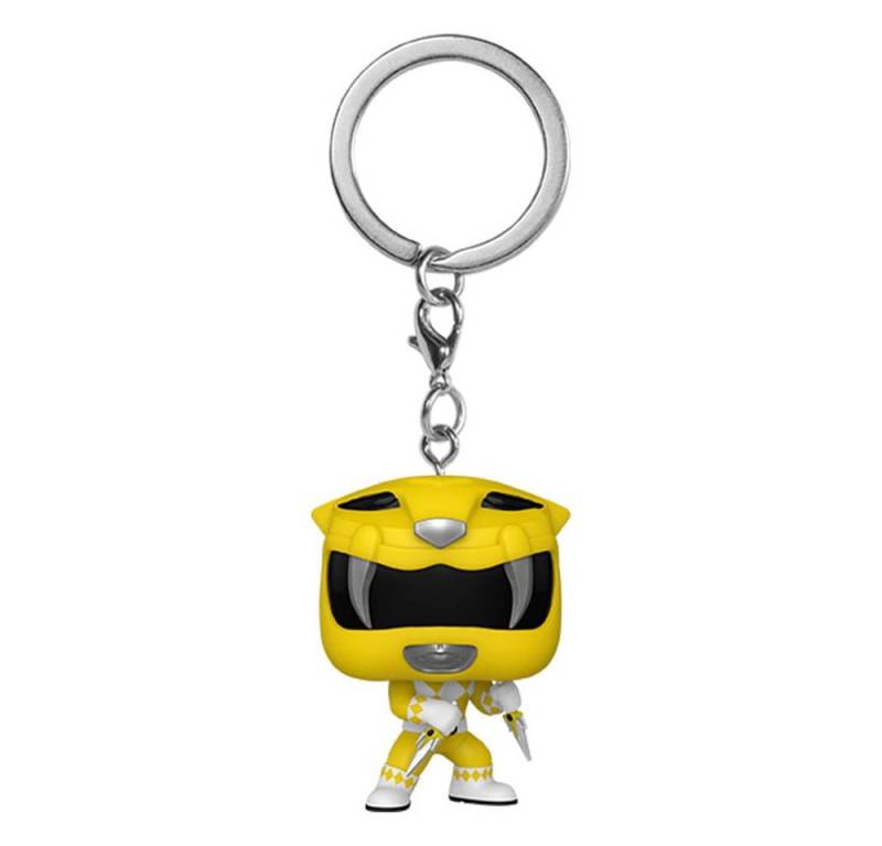 Funko Schlüsselanhänger Keychain - Power Rangers 30th - Yellow Ranger #72153 von Funko