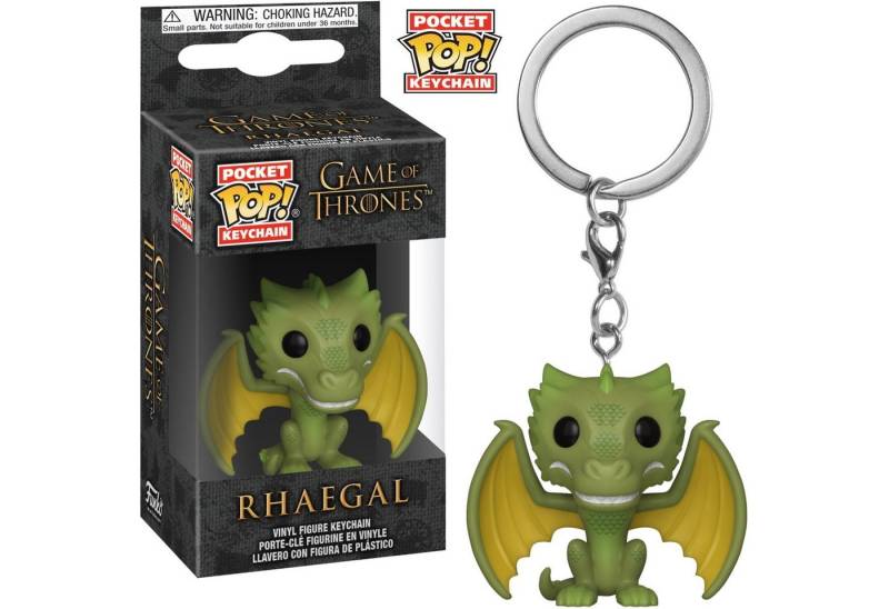 Funko Schlüsselanhänger Game of Thrones - Rhaegal Pocket Pop! von Funko