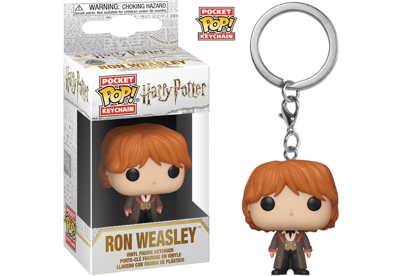 Funko Schlüsselanhänger Harry Potter - Ron Weasley Pocket Pop! von Funko