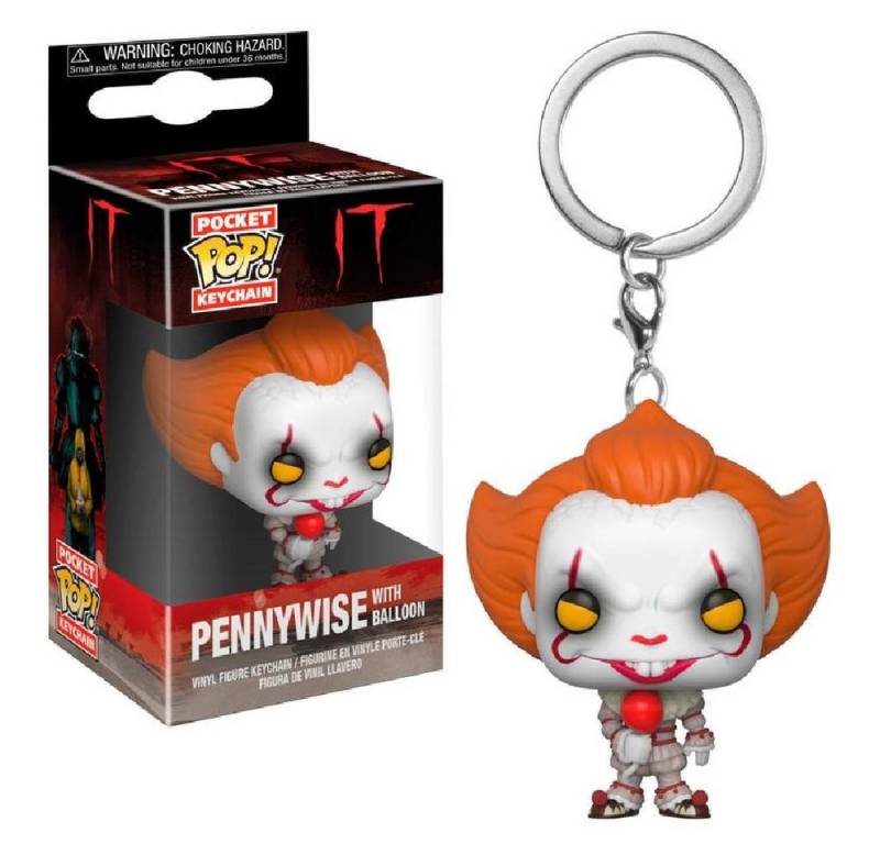 Funko Schlüsselanhänger IT Pennywise with balloon- Pocket POP - Keychain von Funko