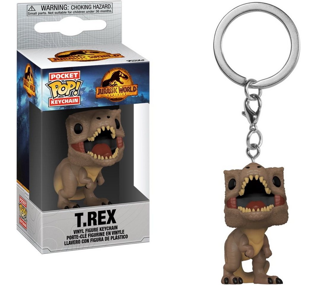 Funko Schlüsselanhänger Jurassic World - T.Rex Pocket POP! Keychain von Funko