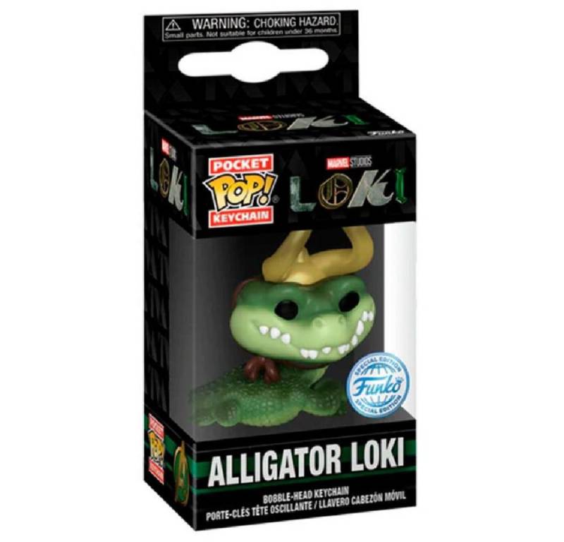 Funko Schlüsselanhänger Loki Alligator Loki - Pocket POP - Keychain von Funko