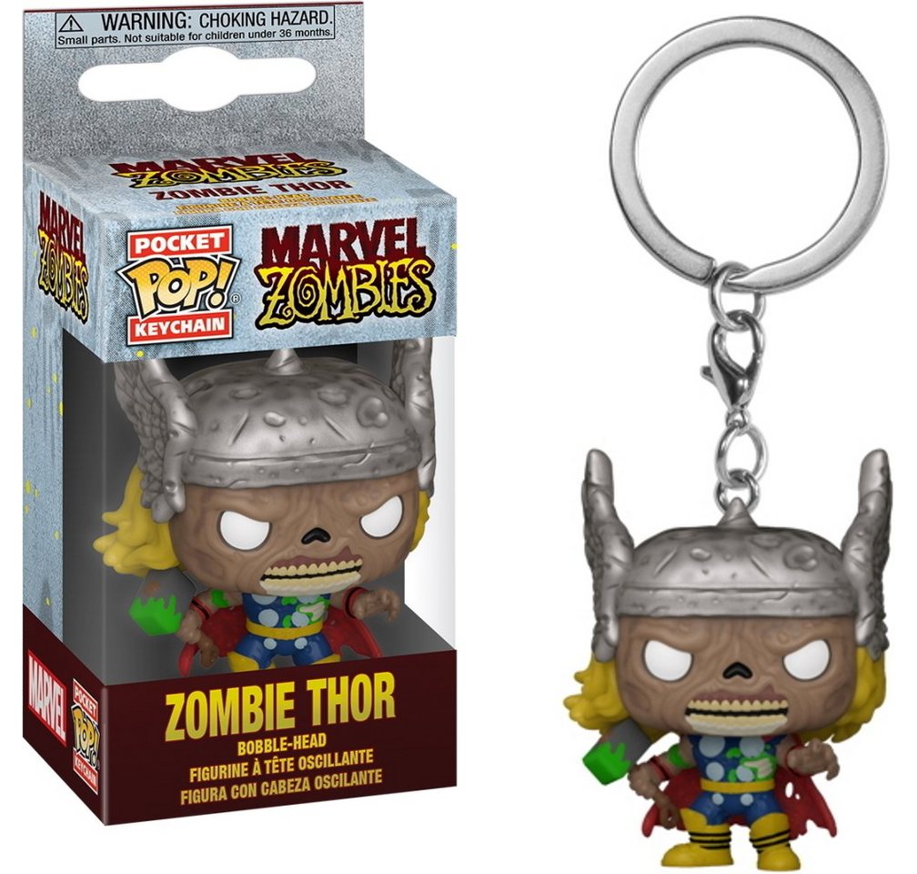 Funko Schlüsselanhänger Marvel Zombies - Zombie Thor Pocket Pop! von Funko