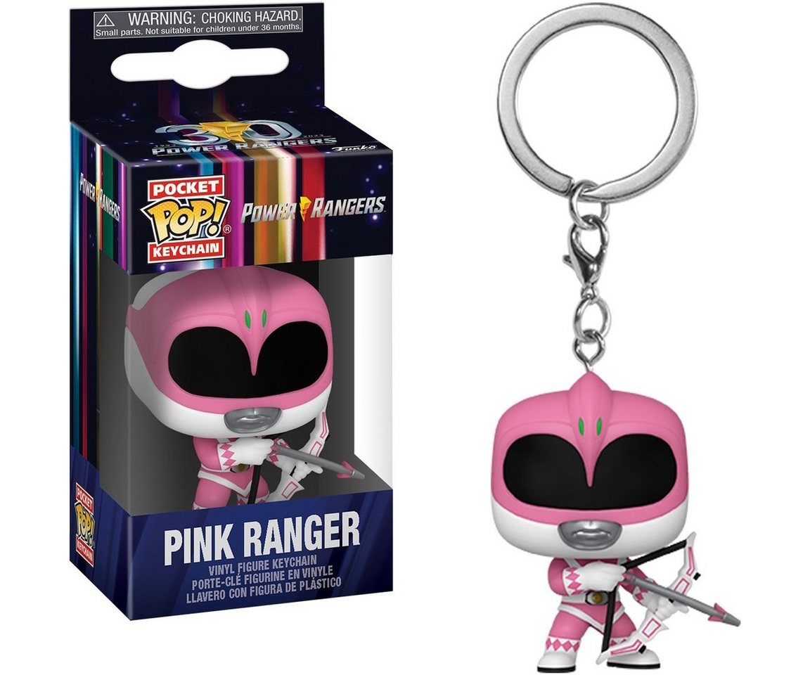 Funko Schlüsselanhänger Mighty Morphin Power Ranger 30th - Pink Ranger von Funko