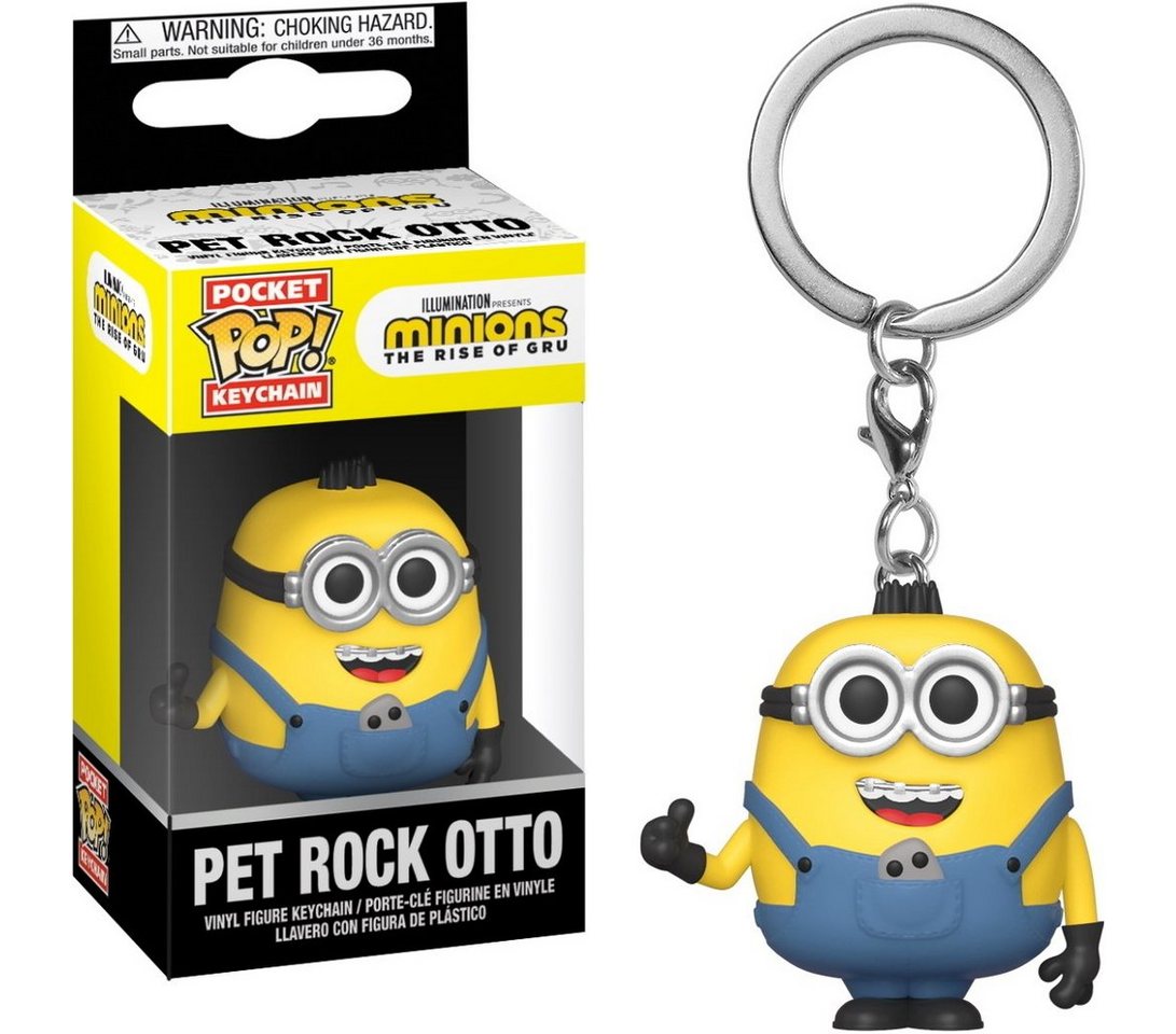 Funko Schlüsselanhänger Minions - Pet Rock Otto Pocket Pop! von Funko