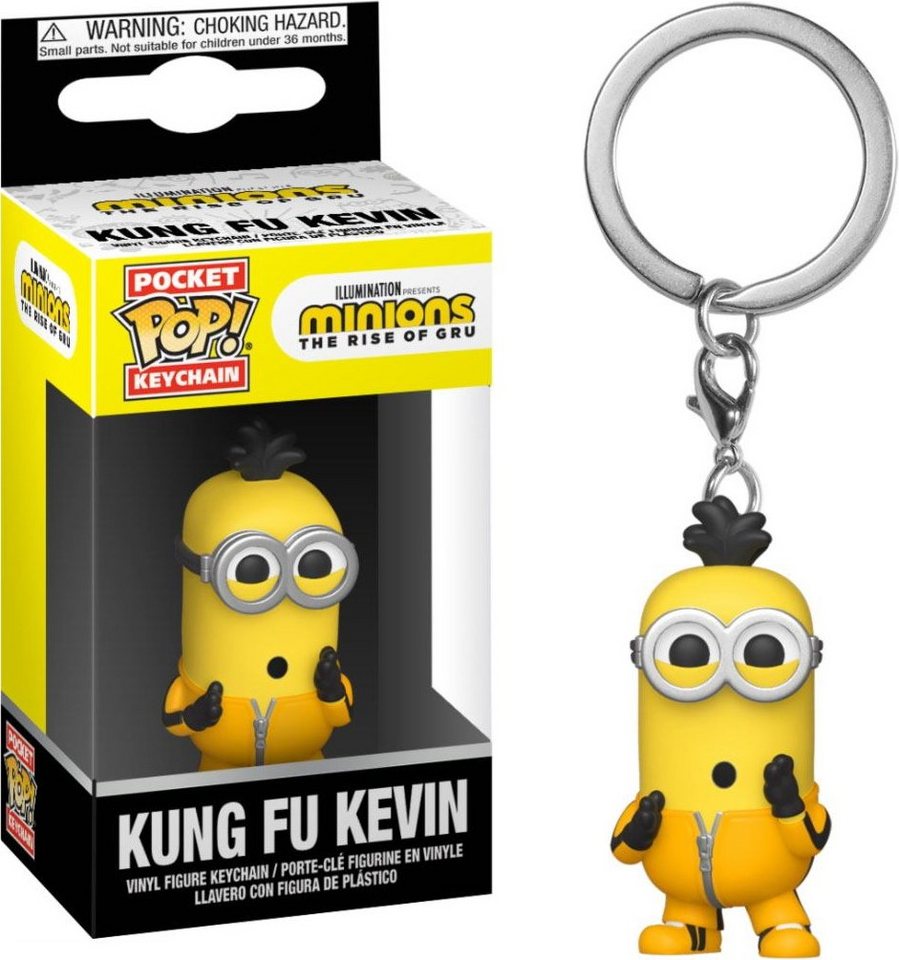 Funko Schlüsselanhänger Minions The Rise of Gru Kung Fu Kevin Pocket Pop! von Funko