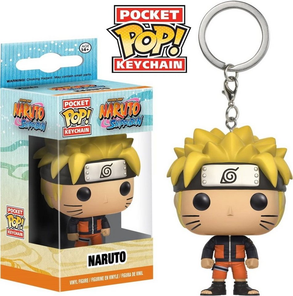Funko Schlüsselanhänger Naruto Shippuden - Naruto Pocket Pop! von Funko
