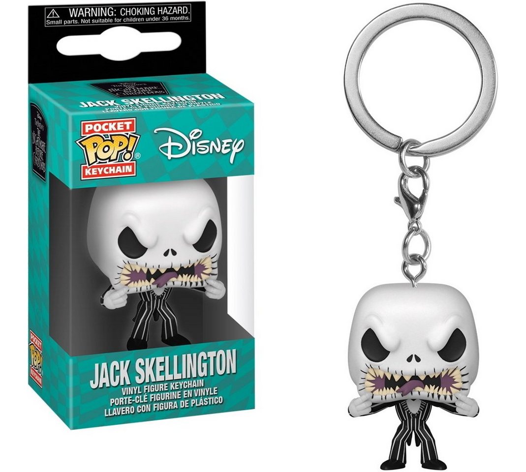 Funko Schlüsselanhänger Nightmare Before Christmas Jack Skellington Pocket von Funko