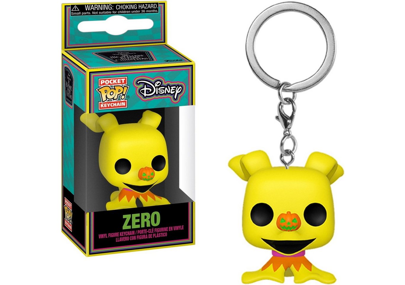 Funko Schlüsselanhänger Nightmare Before Christmas Zero Pocket Keychain von Funko