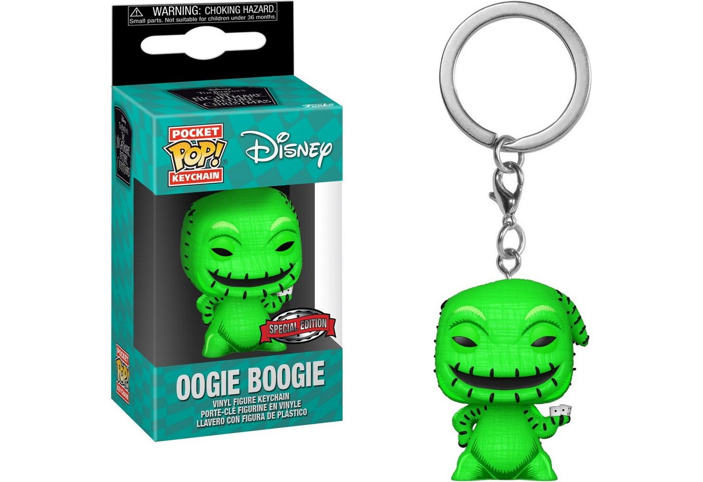 Funko Schlüsselanhänger Nightmare before Christmas Oogie Boogie SP Pocket von Funko