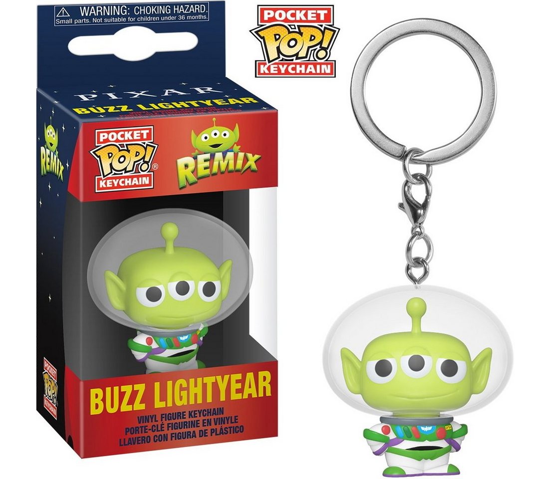 Funko Schlüsselanhänger Pixar Remix - Buzz Lightyear Pocket Pop! von Funko