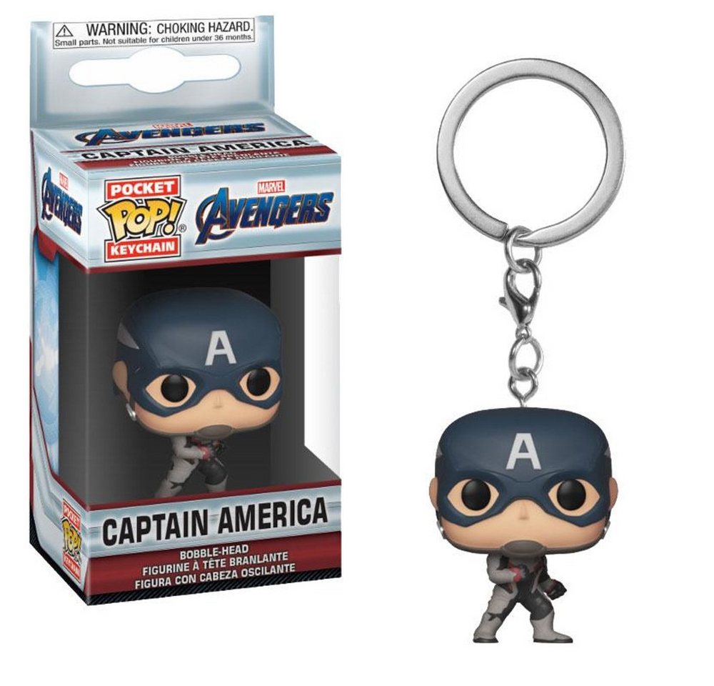 Funko Schlüsselanhänger Pocket POP! Captain America - Avengers: Endgame von Funko
