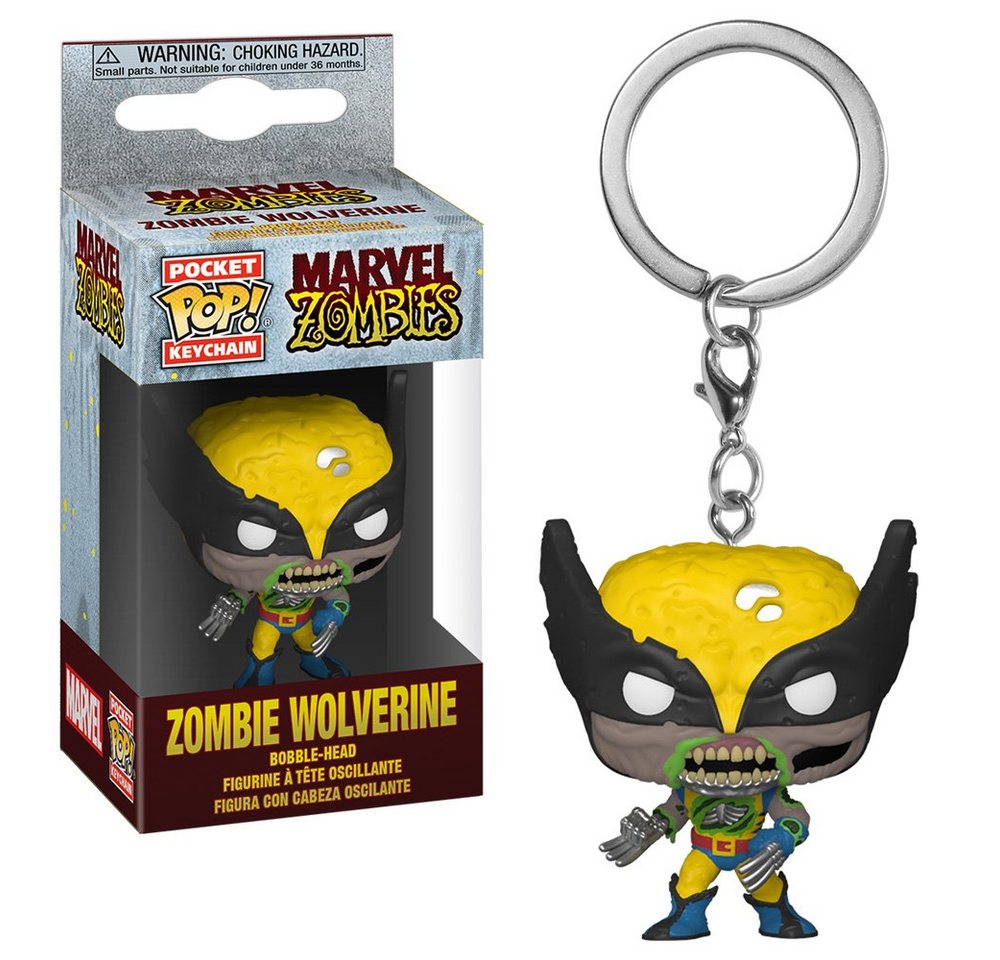 Funko Schlüsselanhänger Pocket POP! Zombie Wolverine - Marvel von Funko