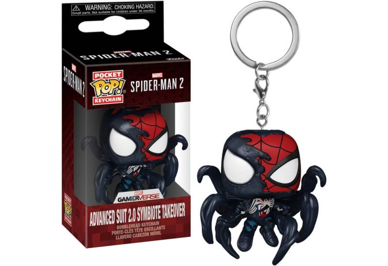 Funko Schlüsselanhänger Spider-Man 2 - Advanced Suit 2.0 Symbiote Takeover von Funko