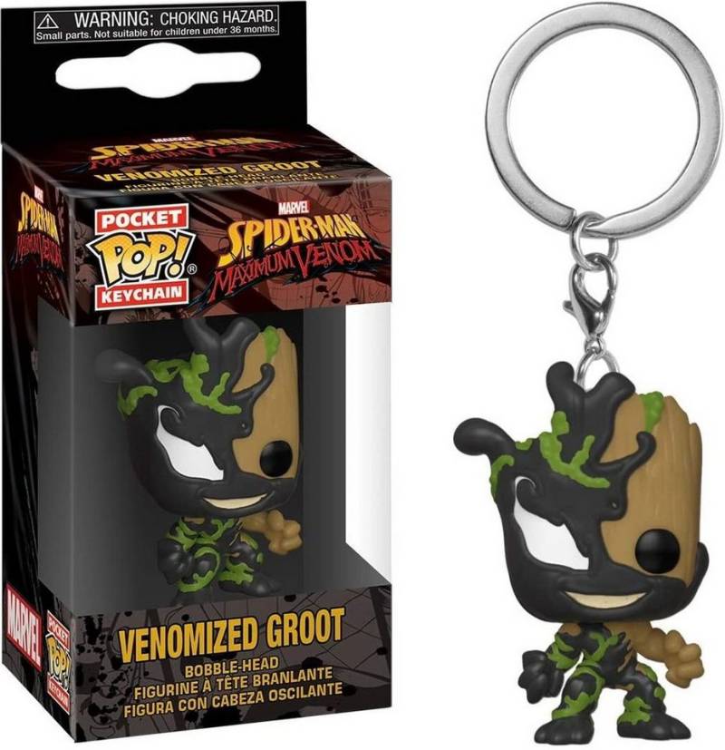Funko Schlüsselanhänger Spider-Man Maximum Venomized Groot Pocket Pop! von Funko