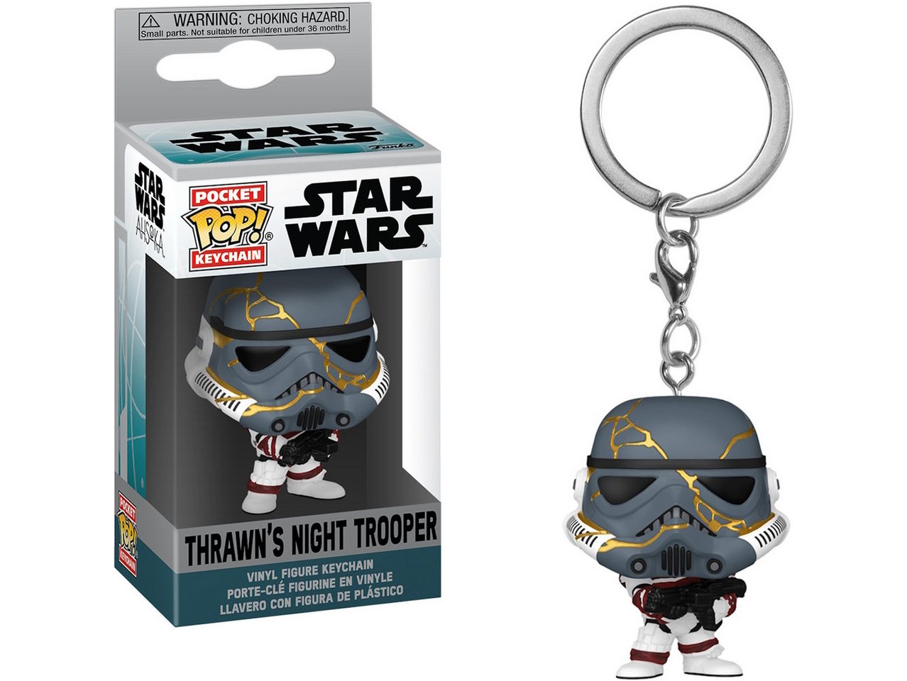 Funko Schlüsselanhänger Star Wars Asoka - Thrawn's Night Trooper Keychain von Funko