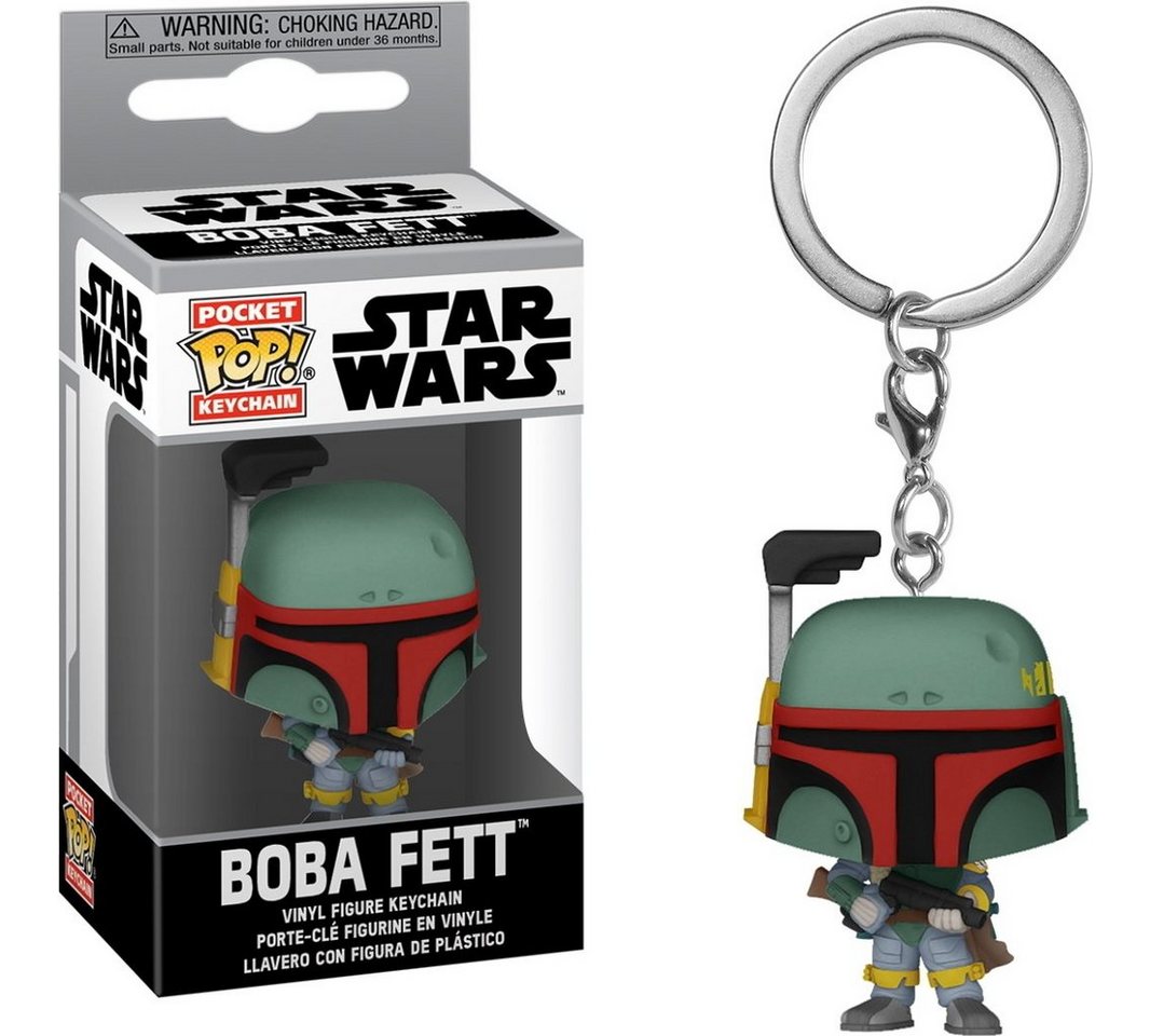 Funko Schlüsselanhänger Star Wars - Boba Fett Pocket POP! Keychain von Funko