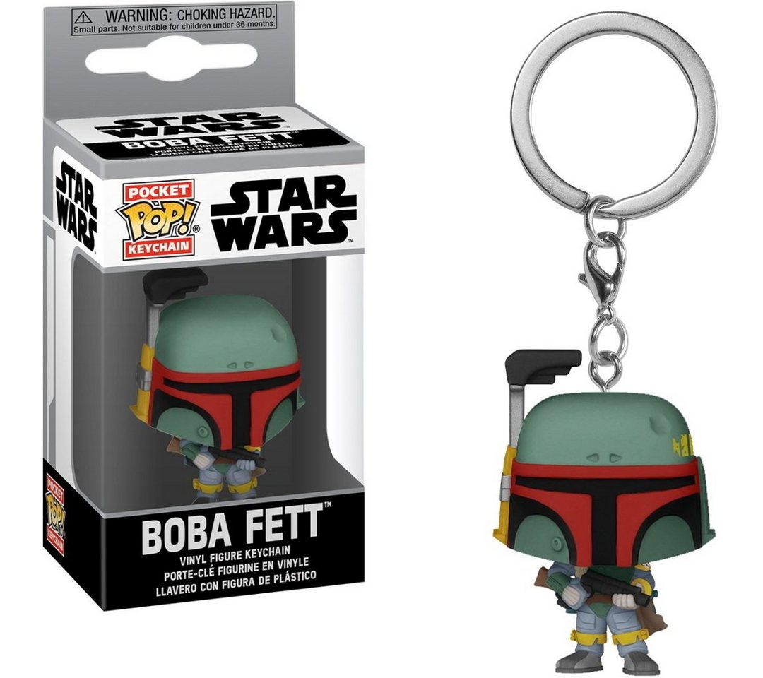 Funko Schlüsselanhänger Star Wars - Boba Fett Pocket Pop! von Funko