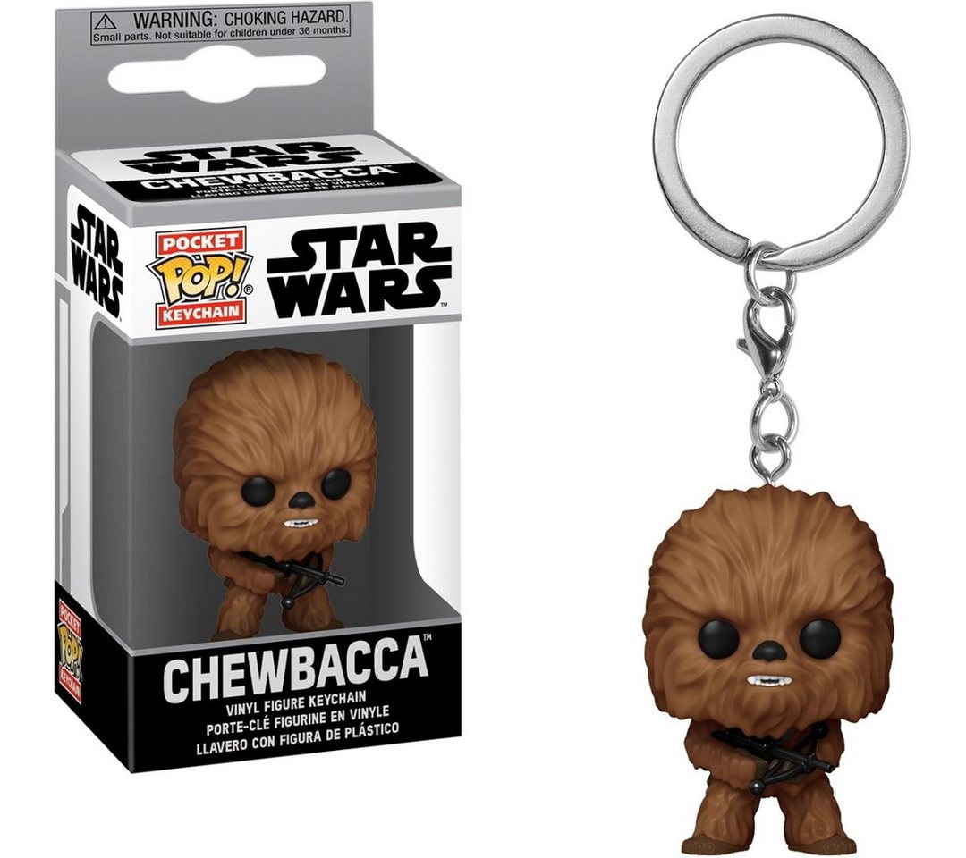 Funko Schlüsselanhänger Star Wars - Chewbacca Pocket Pop! von Funko