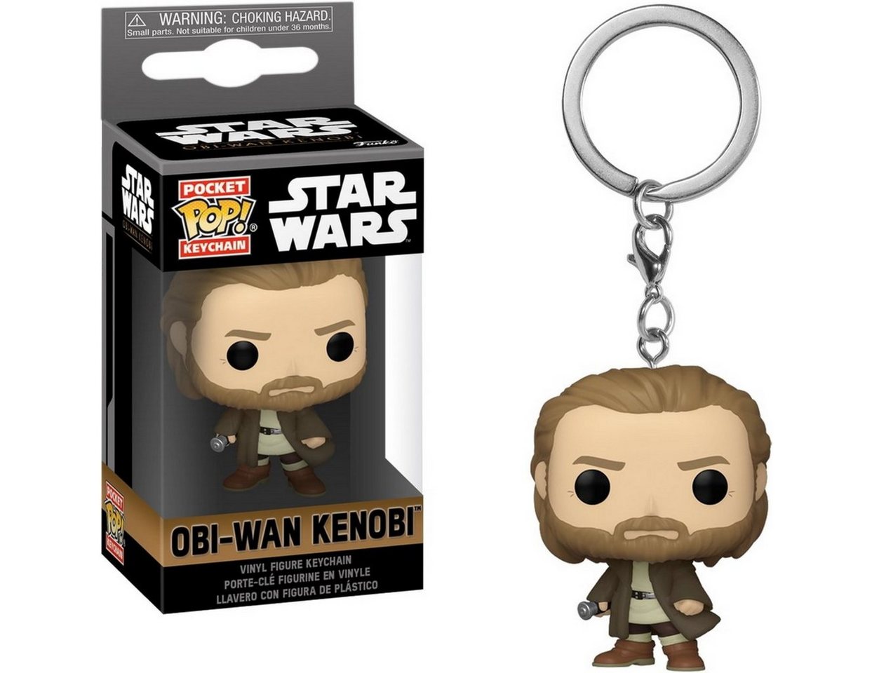 Funko Schlüsselanhänger Star Wars Obi-Wan Kenobi Pocket POP! Keychain von Funko