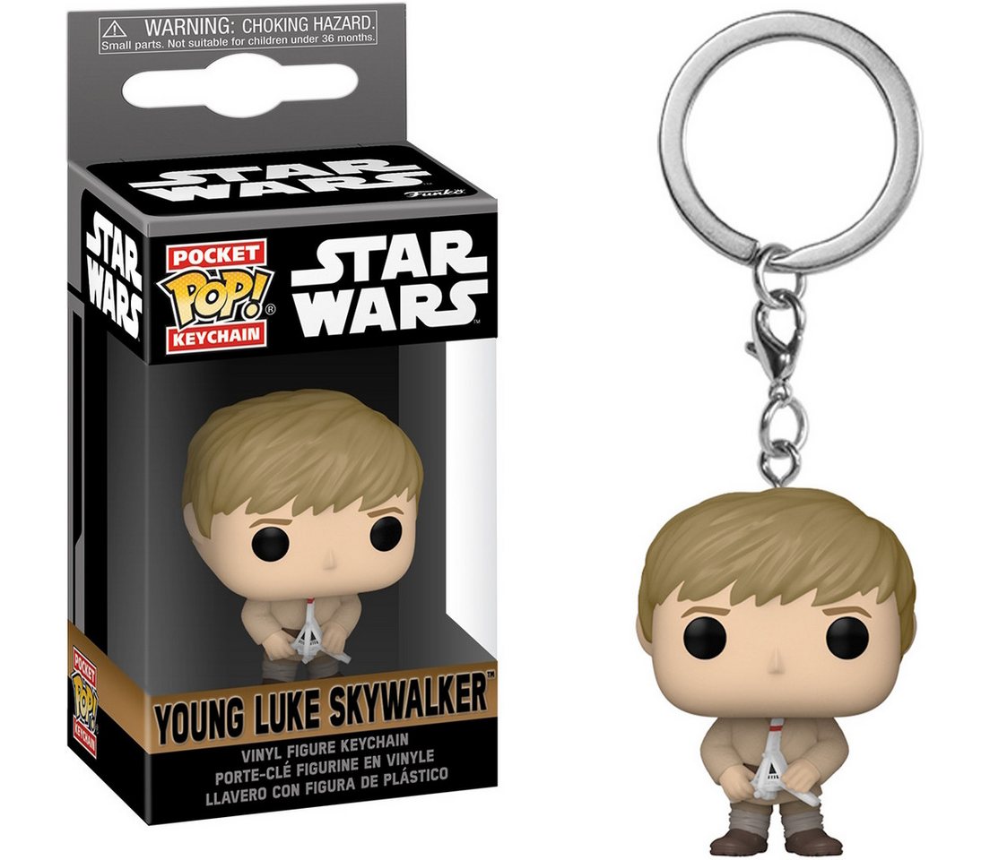 Funko Schlüsselanhänger Star Wars Young Luke Skywalker Pocket POP Keychain von Funko