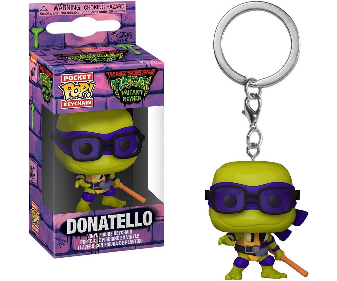 Funko Schlüsselanhänger Teenage Mutant Ninja Turtles Donatello Pocket POP! von Funko