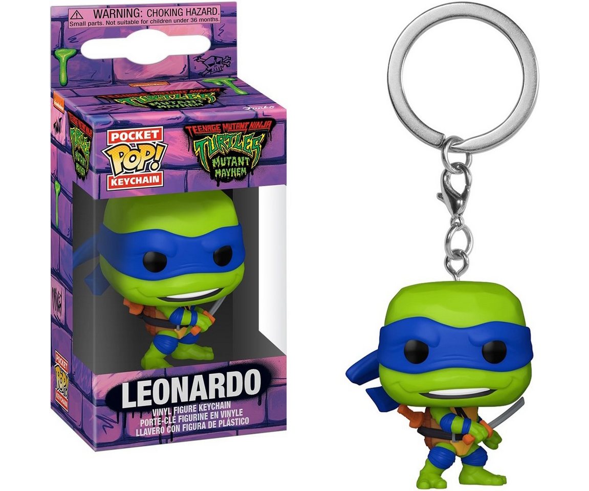 Funko Schlüsselanhänger Teenage Mutant Ninja Turtles Leonardo Pocket POP! von Funko