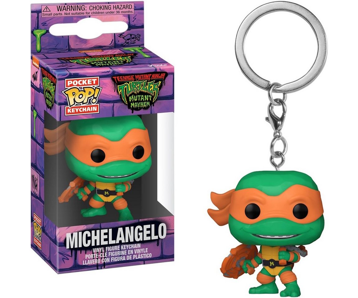 Funko Schlüsselanhänger Teenage Mutant Ninja Turtles Michelangelo Pocket von Funko